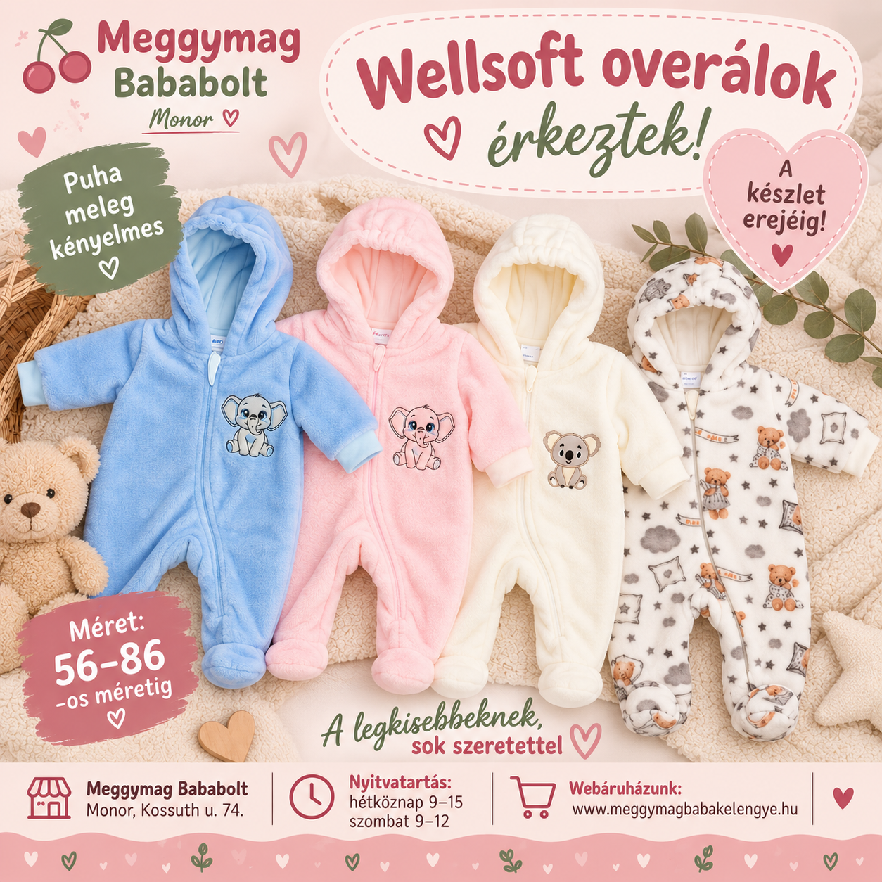 Meggymag Babakelengye Webshop