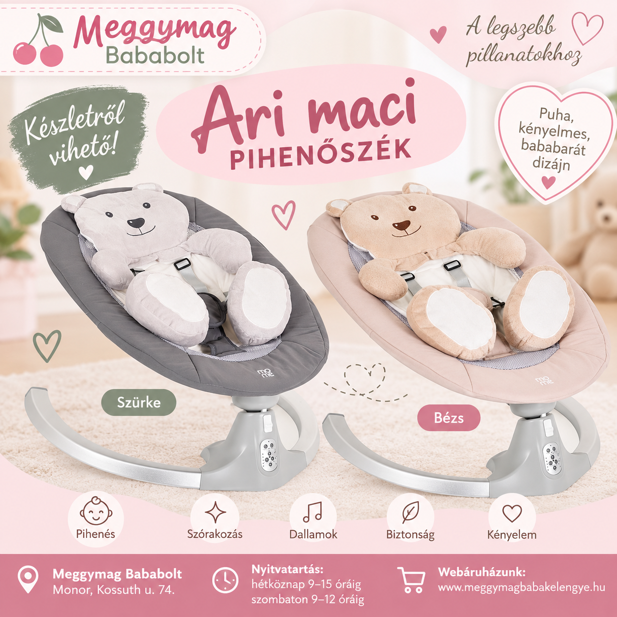 Meggymag Babakelengye Webshop