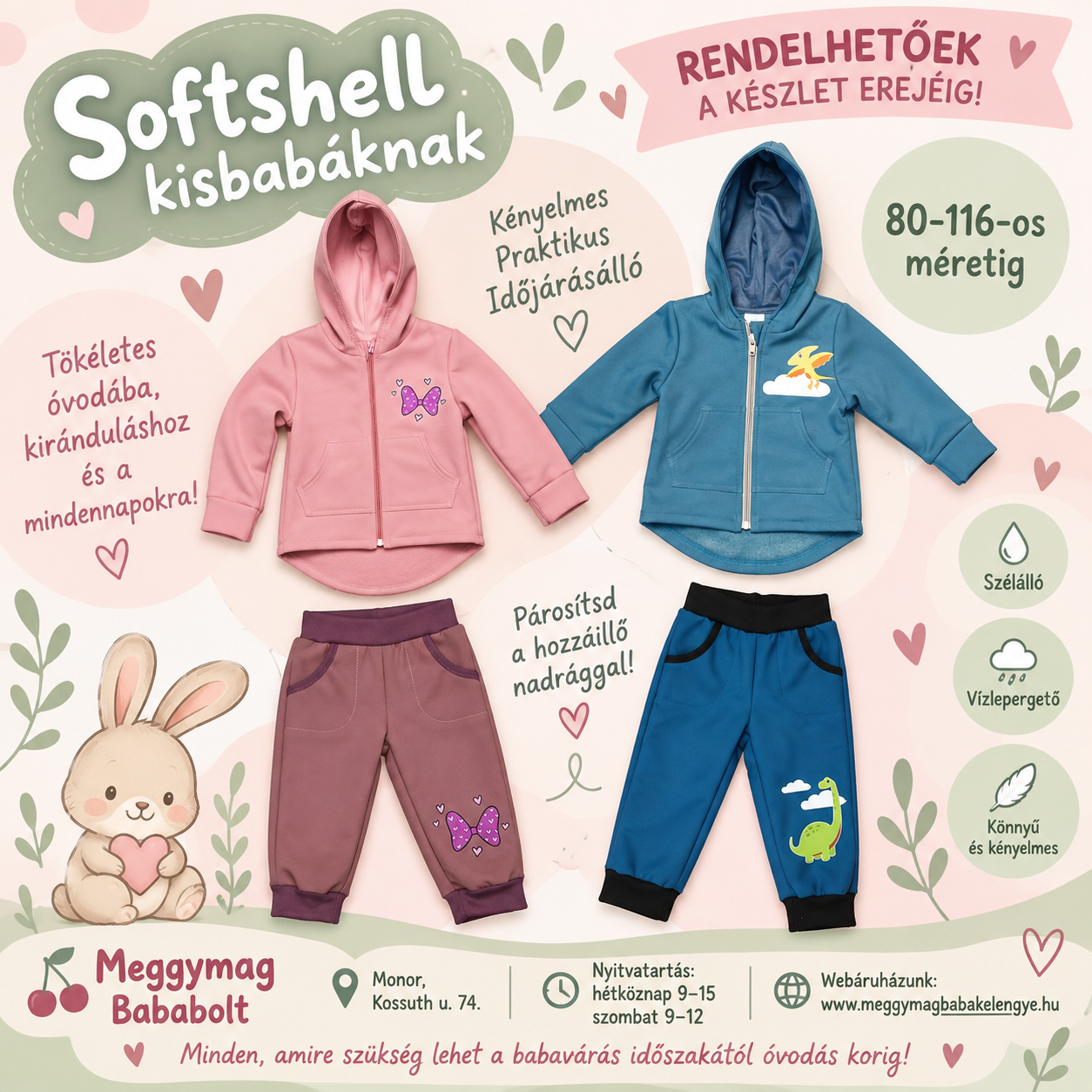 Meggymag Babakelengye Webshop