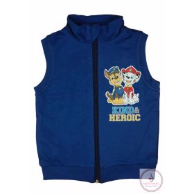 Pamut fiú mellény Mancs őrjárat mintával, 92-es