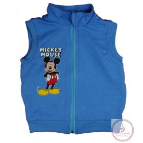 Vékony pamut kisfiú mellény Mickey egér mintával, 86-os