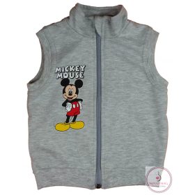 Vékony pamut kisfiú mellény Mickey egér mintával, 80-as