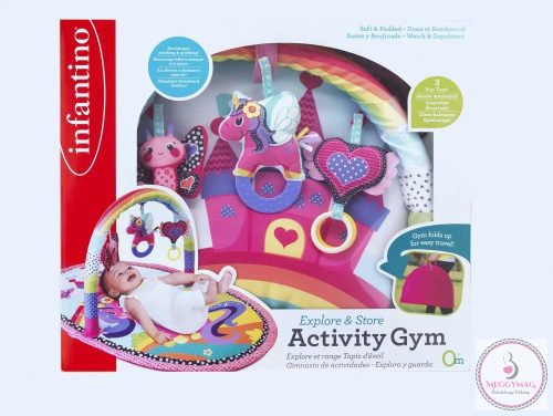 Infantino Explore & Store játszószőnyeg - unikornis, KÉSZLETEN A BOLTBAN! UTOLSÓ DARAB!