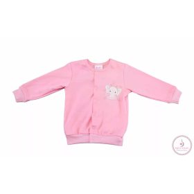 Pamut baba kocsikabát Elefántos mintával, 56-os