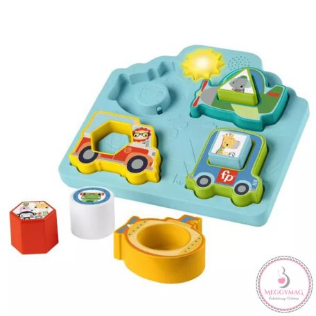 Fisher-Price Forma és járgány kirakó fénnyel és hanggal HRP31