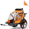 Bellelli B-Travel biciklis utánfutó 32kg-ig - Orange
