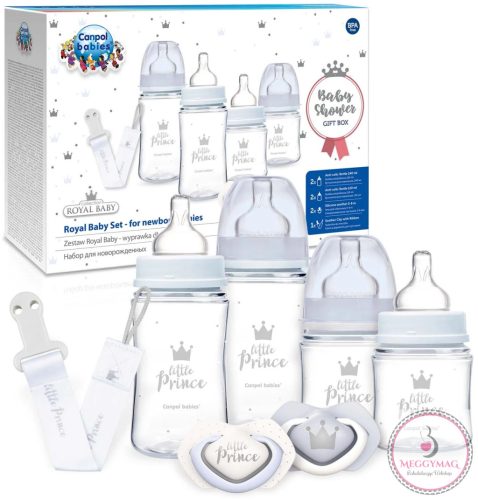 Canpol babies Újszülött szett Royal baby kék UTOLSÓ DARAB! 