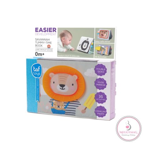 Taf Toys bébikönyv puha Tummy-Time Szavanna 12705