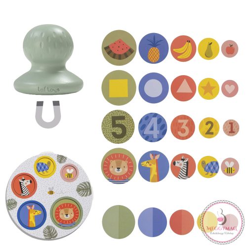 Taf Toys mágneses játék Magnetic Peek-A-Boo puzzle 12885