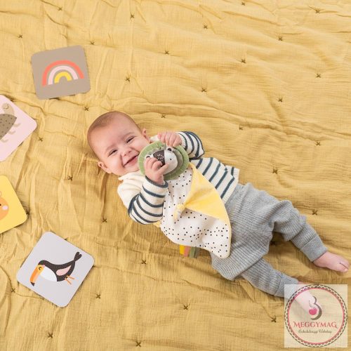 Taf Toys újszölött fejlesztő és játékkészlet pocakpárnával Hello Baby Newborn kit 12915
