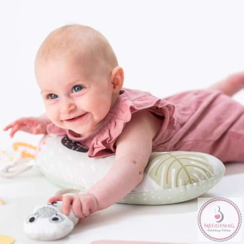 Taf Toys újszölött fejlesztő és játékkészlet pocakpárnával Hello Baby Newborn kit 12915
