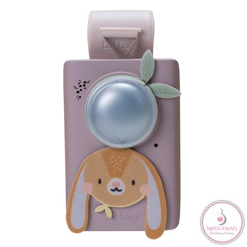 Taf Toys zenélő éjjeli fény Bunny nyuszi, hangérzélkelővel, vékony takaróval 13305