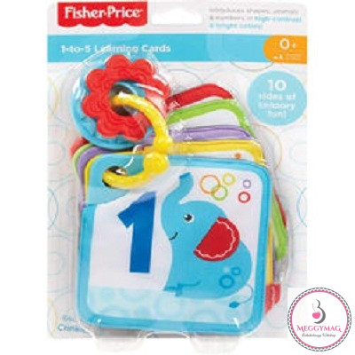 Fisher-Price fejlesztő játék számoljunk 1-5 kártyák FXB92, UTOLSÓ DARAB!