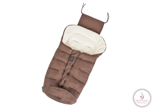 Cangaroo Fluffy 100cm bundazsák lábán erősített barna /bézs 