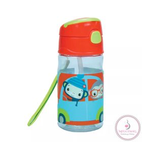   Fisher-Price Animals Car műanyag szívószálas kulacs akasztóval 350 ml