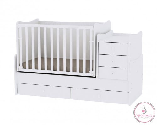 Lorelli Maxi Plus kombi ágy 70x160 - White - Fehér 2015