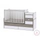 Lorelli Maxi plus kombi ágy 70x160 - White/Coffee - Fehér/Kávé 2015