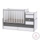 Lorelli Maxi Plus kombi ágy 70x160 - White & Vintage Gray / Fehér & Vintage Szürke