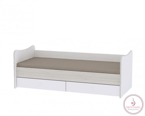 Lorelli Maxi Plus kombi ágy 70x160 - White & Vintage Gray / Fehér & Vintage Szürke