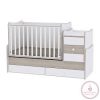Lorelli Maxi Plus kombi ágy 70x160 - White & Amber