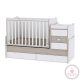 Lorelli Maxi Plus kombi ágy 70x160 - White & Amber
