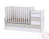 Lorelli Maxi Plus kombi ágy 70x160 - White/ Light Oak - Fehér/Világos Tölgy 2019