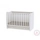 Lorelli Dream kiságy 70x140 - White/Light Oak - Fehér/Világos Tölgy