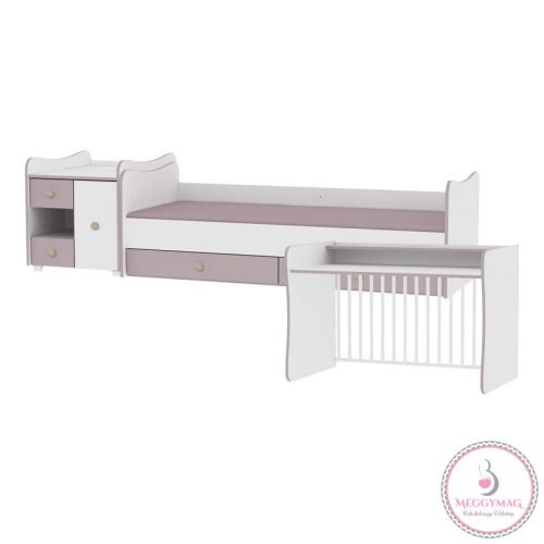 Lorelli MiniMax kombi ágy 72x190 - White - Fehér