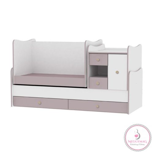 Lorelli MiniMax kombi ágy 72x190 - White - Fehér