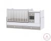 Lorelli MiniMax kombi ágy 72x190 - White & Artwood / Fehér & Artwood
