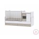 Lorelli MiniMax kombi ágy 72x190 - White & Amber / Fehér & Amber