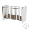 Lorelli Sweet Dream kiságy 60x120 - White & Coffee / Fehér & Kávé