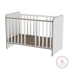 Lorelli Sweet Dream kiságy 60x120 - White & Coffee / Fehér & Kávé
