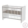 Lorelli Sweet Dream kiságy 60x120 - White & Coffee / Fehér & Kávé