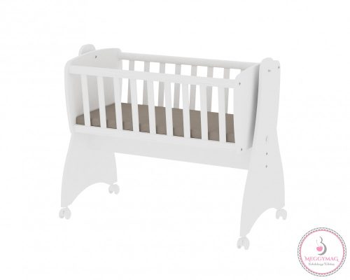 Lorelli First Dreams ringatható bölcső 105x55 - White - Fehér