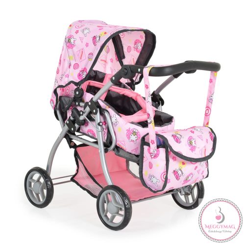 Moni Toys Kitty játék babakocsi táskával