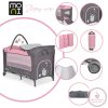 MONI Sleepy összecsukható luxus utazóágy 2 szint+pelenkázó+ játék pink