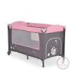 MONI Sleepy összecsukható luxus utazóágy 2 szint+pelenkázó+ játék pink