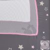 MONI Sleepy összecsukható luxus utazóágy 2 szint+pelenkázó+ játék pink