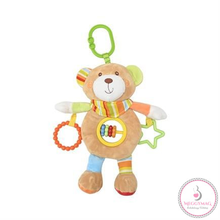 Lorelli Toys Plüss csörgőjáték - maci