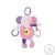Lorelli Toys Plüss csörgőjáték - pink elefánt