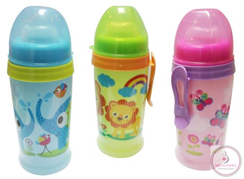 Lorelli Zoo Clip N Go csepegésmentes itató 360ml