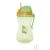 Baby Care Szívószálas sport itató 400 ml zöld - narancs 