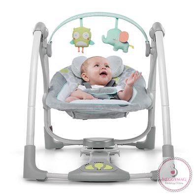 INGENUITY Hinta dallamokkal Hoot&Hugs 0 hó+ 9 kg-ig 2016