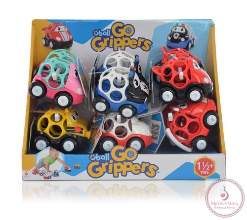 OBALL Go Grippers játék versenyautó Lily rózsaszín 6hó+