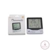 Cangaroo Thermometer hőmérő, páratartalom mérővel és digitális órával zöld/fehér