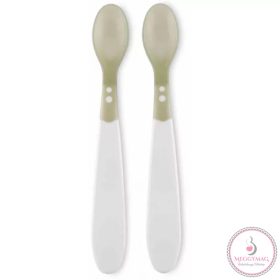 Lorelli etetőkanál hőérzékelős szilikon 2db zsálya 
