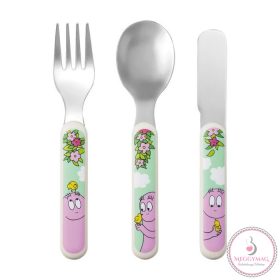 Barbapapa fém evőeszköz készlet 