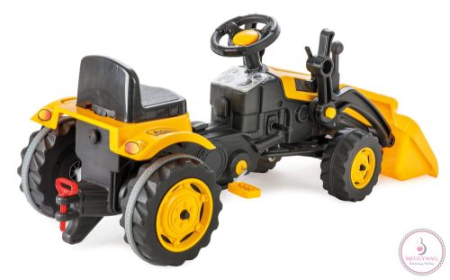 Pilsan traktor homlokrakodós fekete/sárga