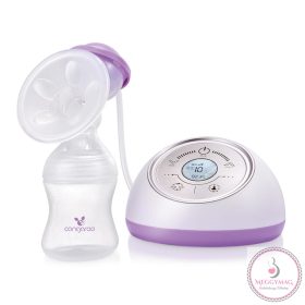   Cangaroo Elegance elektromos mellszívó 10 szint 1 tartállyal fehér/lila